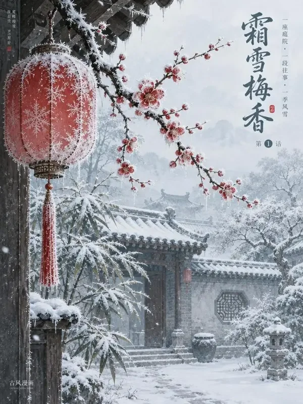霜花庭院 - 古风幻想 - 漫画歪歪 霜花庭院 作品封面,古风幻想、悬疑推理题材,作者 陆知寒